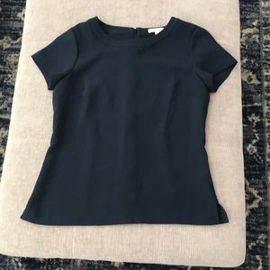 EUC Navy blouse- thick material